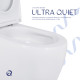 Унитаз напольный Qtap Robin New Ultra Quiet безободковый с сиденьем Soft-Close WHITE QT13226083AW5