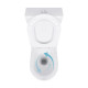 Унитаз напольный Qtap Robin New Ultra Quiet безободковый с сиденьем Soft-Close WHITE QT13226083AW6