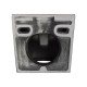 Биде подвесное Qtap Tern New  500x360x320 мм Matt Black QT17551303GMB6