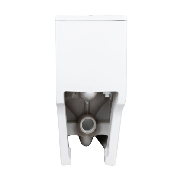Унитаз-моноблок напольный Qtap Kolibri Ultra Quiet безободковый с сиденьем Soft-close WHITE QT10226380W6
