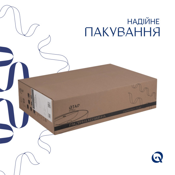 Раковина-чаша Qtap Robin 600x390x150 White QT13112143PW6