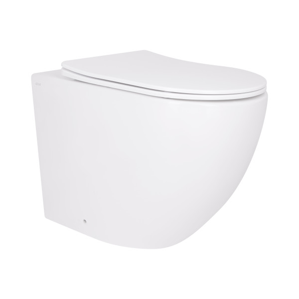Унитаз подвесной Qtap Robin Ultra Quiet безободковый с сиденьем Soft-close 520x365x365 мм WHITE1