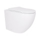 Унитаз подвесной Qtap Robin Ultra Quiet безободковый с сиденьем Soft-close 520x365x365 мм WHITE1