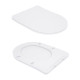 Унитаз подвесной Qtap Robin Ultra Quiet безободковый с сиденьем Soft-close 520x365x365 мм WHITE9