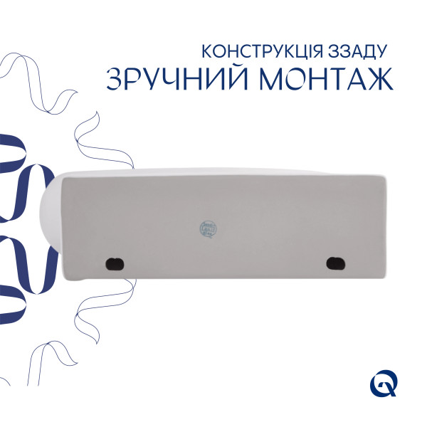 Раковина Qtap Leo 430x285x160 White QT11111008LW6