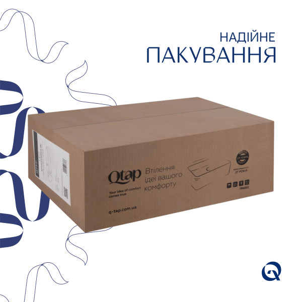 Раковина Qtap Leo 430x285x160 White QT11111008LW7
