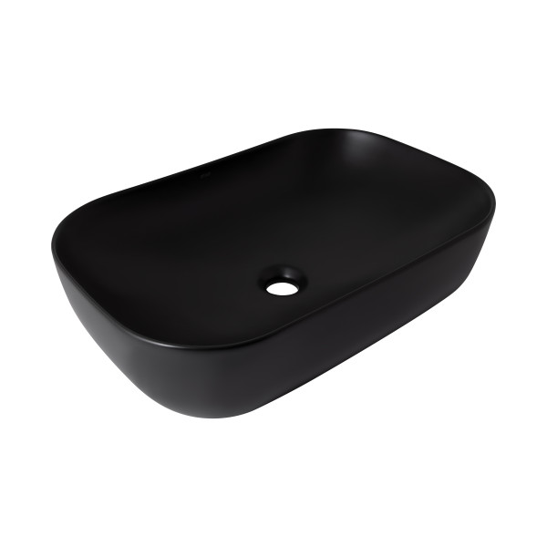 Раковина-чаша Qtap Robin 600x390x150 Matt black QT132143PMBMBN1