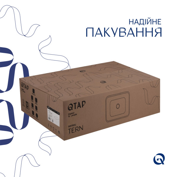 Раковина-чаша Qtap Tern 480х370х135 White QT17116069W6