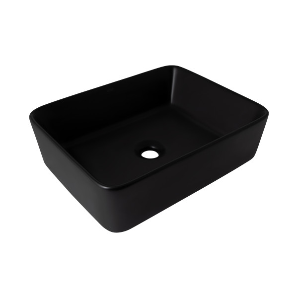 Раковина-чаша Qtap Tern 480х370х135 Matt black QT176069MB1