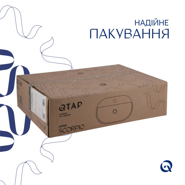 Раковина-чаша Qtap Scorpio 500x380x120 White QT14116533W6