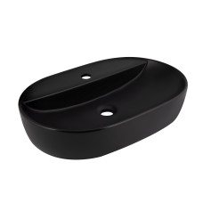 Раковина-чаша Qtap Scorpio 600х400х120 Matt black QT142203MBMBN1