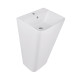 Раковина напольная моноблок Qtap Tern 440х380х830mm White QT1711G302WN1