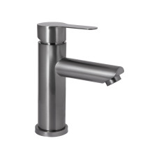 Смеситель для раковины Brinex Pure 001F низкий  Graphite BRIPUR001FGRP1