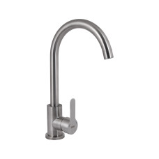 Смеситель для кухни U-образный Brinex Pure 015F U-образный  Nickel BRIPUR015FNKL1