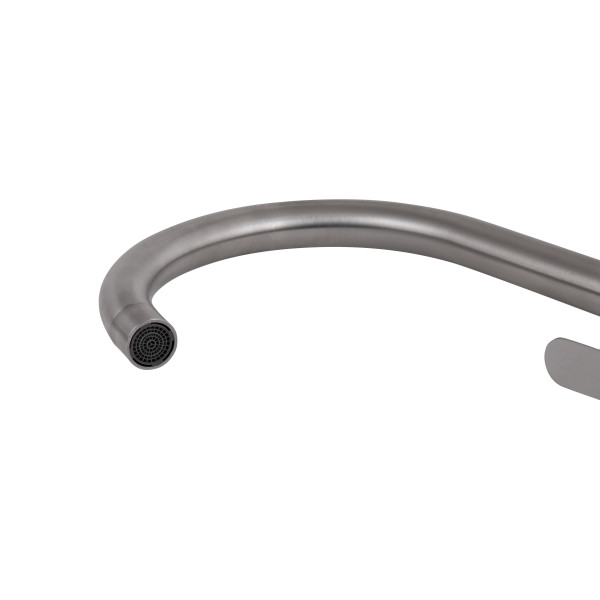 Змішувач для кухні U-образний Brinex Pure 015F U-образний  Nickel BRIPUR015FNKL4