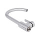 Смеситель для кухни U-образный Brinex Pure 015F U-образный  Chrome BRIPUR015FCRM4