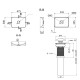 Комплект Qtap Aquarius: Раковина накладная прямоугольная 470x380x120 мм White + Донный клапан PU022