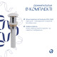 Комплект Qtap Crow: Раковина напольная моноблок 445x420x840 мм White + Донный клапан PU02O8