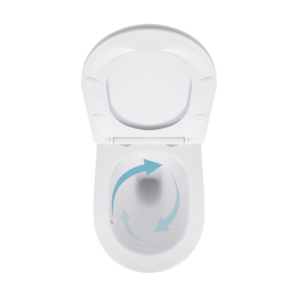Унитаз подвесной Qtap Jay безободковый с сиденьем Soft-close QT07335175W7
