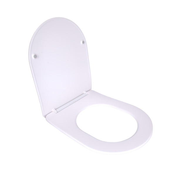 Qtap Сиденье для унитаза  (Robin 520,660, Scorpio 520,660) 460x362x50 мм, White, с микролифтом, Slim Duroplast, Quick Release QTSC179W473514