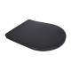 Qtap Сиденье для унитаза (Robin 660, Scorpio 520,660) 460x362x50 мм, Matt Black, с микролифтом, Slim Duroplast, Quick Release QTSC179MB473521