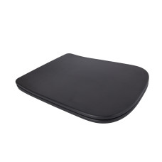 Qtap Сиденье для унитаза (Tern 490) 435x344x50 мм, Matt Black, с микролифтом, Slim Duroplast, Quick Release QTSC179MB473541