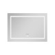 Зеркало Lidz Kubis 800х600 с LED-подсветкой Touch, с антизапотеванием, с диммером, рег. яркости LD78LF90474003