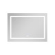 Зеркало Lidz Kubis 800х600 с LED-подсветкой Touch, с антизапотеванием, с диммером, рег. яркости LD78LF90474004