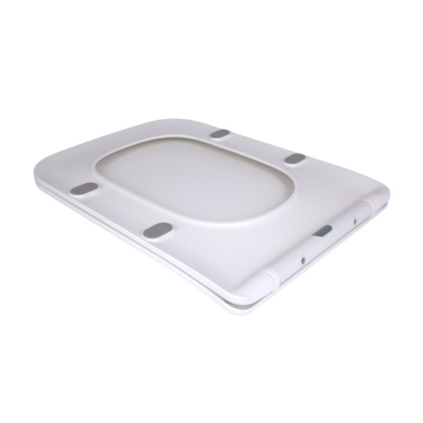 Qtap Сиденье для унитаза напольного (Aries) 445×360×30 мм, White, с микролифтом, Slim Duroplast, Quick Release QT03228302W35