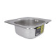 Кухонна мийка Brinex 3838 0,6 мм Satin (BRIN3835SAT06)4