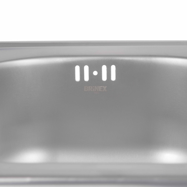 Кухонна мийка Brinex 3838 0,6 мм Satin (BRIN3835SAT06)8