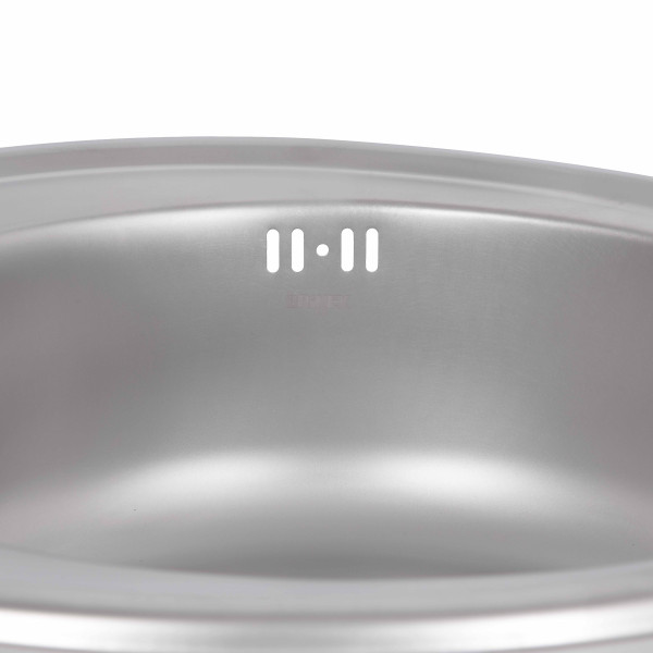 Кухонна мийка Brinex 490-A 0,6 мм Satin (BRIN490SAT06)8
