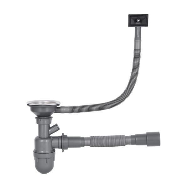 Кухонна мийка Brinex 490-A 0,6 мм Satin (BRIN490SAT06)9