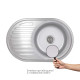 Кухонная мойка Brinex 7750 0,8 мм Satin (BRIN7750SAT08)3