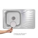 Кухонна мийка Brinex 7848 0,8 мм Micro Decor (BRIN7848MDEC08)3