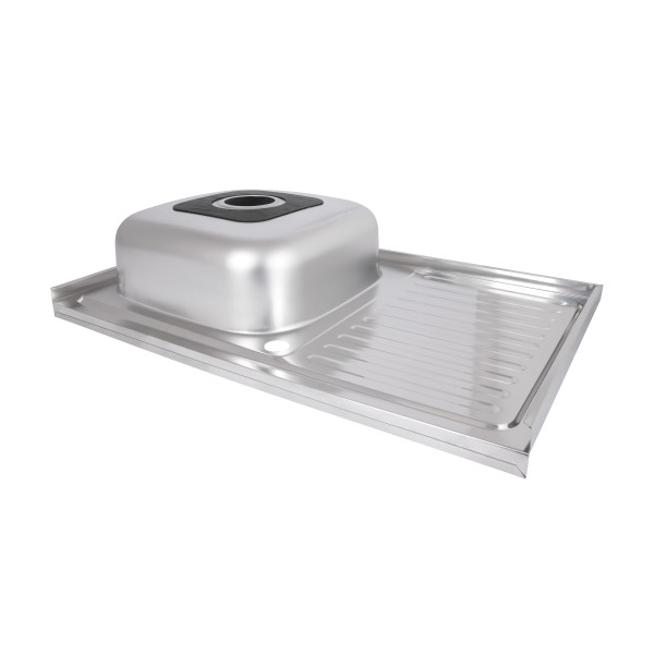 Кухонна мийка Brinex 5080-L 0,6 мм Satin (BRIN5080LSAT06)6