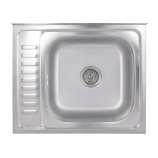 Кухонная мойка Brinex 6050-R 0,6 мм Satin (BRIN6050RSAT06)1