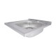 Кухонная мойка Brinex 6060-R 0,6 мм Satin (BRIN6060RSAT06)4