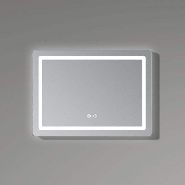 Дзеркало Qtap Mideya (DC-F614) 700х500 з LED-підсвічуванням Touch, з антизапотіванням, димером QT2078NCF07050W6