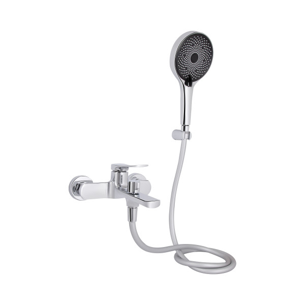 Смеситель для ванны Qtap Slavonice (c душевым гарнитуром) QTSLV259CRM48034 Chrome1
