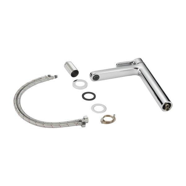 Змішувач латунний для раковини Lidz Astra 001FH високий (k35) LDAST001FHCRM48090 Chrome6