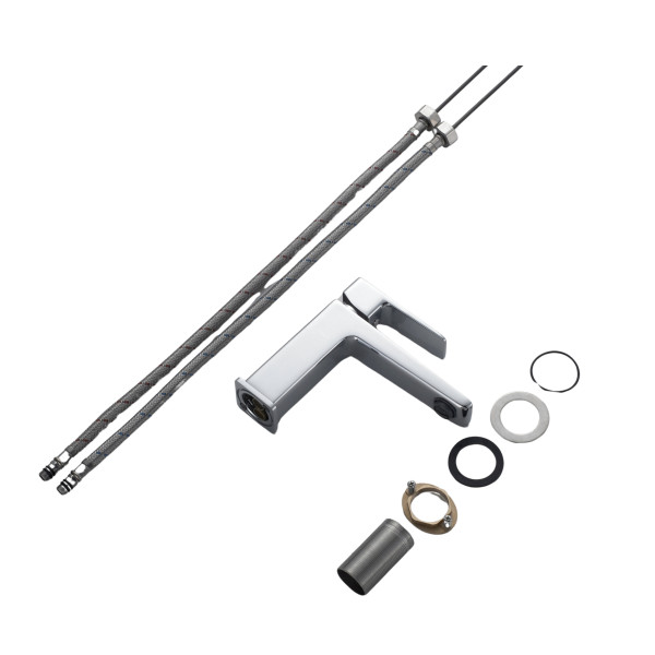 Змішувач латунний для раковини Lidz Orion 001F (k25) LDORI001FCRM48091 Chrome10