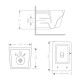Унитаз подвесной Qtap Crow Ultra Quiet 485×340×290 мм, Matt Black, с сиденьем Slim Duroplast/ Soft-close/ Quick Release QT05335171MB2