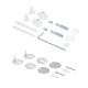 Унітаз підвісний Jay Rimless 485×360×320 мм, White, з сидінням Slim Duroplast/ Soft-close/ Quick Relase QT07335177RW Qtap7