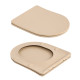 Унітаз підвісний Robin Ultra Quiet 490×365×325 мм, Beige, з сидінням Slim Duroplast / Soft-close / Quick Release QT13332381АSSB Qtap8