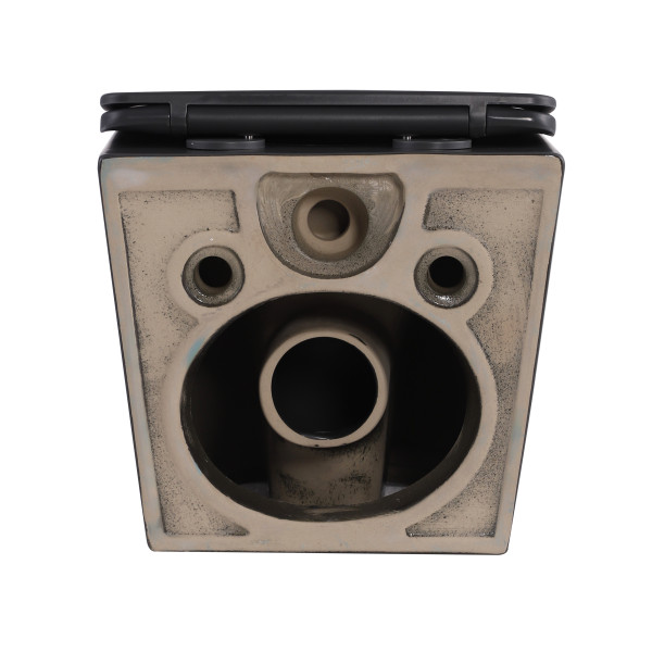 Унітаз підвісний Robin Ultra Quiet 490×365×325 мм, Anthracite, з сидінням Slim Duroplast / Soft-close / Quick Release QT13332381АSAN Qtap8