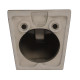 Биде подвесное Qtap Robin 515x370x350 мм, Anthracite QT13551381GAN6