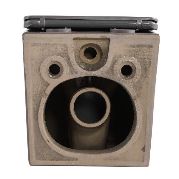 Унітаз підвісний Tern Ultra Quiet 490×365×325 мм, Stone Grey, з сидінням Slim Duroplast / Soft-close / Quick Release QT17332303ASSG Qtap8