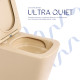 Унитаз подвесной Tern Ultra Quiet 490×365×325 мм, Beige, с сиденьем Slim Duroplast / Soft-close / Quick Release QT17332303ASSB Qtap5