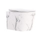 Унітаз підвісний Tern Ultra Quiet 490×365×325 мм, Marble, з сидінням Slim Duroplast / Soft-close / Quick Release QT17332303ASMR Qtap1